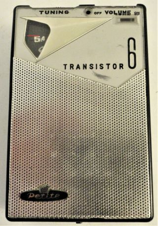 Vintage Petite 6 Transistor Radio