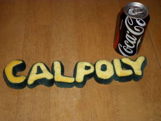 Cal Poly University,  California,  Stuffed Cloth Sign / Toy,  Vintage