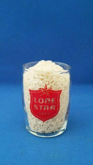 8 Different Lone Star Beer Barrel Glass Group 1 - $25 Texas