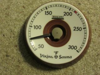 Vintage Ceramic Sauna Thermometer Valmet Finnish Fahrenheit Finland