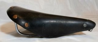 Vintage Ideale 90 Saddle Special Competition Leather Bicycle Seat Copper Rivet