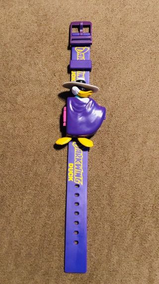 1991 Disney Darkwing Duck Watch Purple Adventure Tales