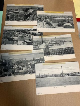 Old Vintage Postcards.  Fall River,  Massachusetts