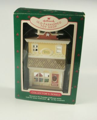 1985,  2nd Hallmark Old Fashioned Toy Shop,  Nostalgic Houses & Shops