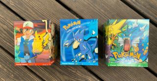 Rare 2000 vintage Pokémon facial tissue Sneezers 3 DIFFERENT BOXES 2