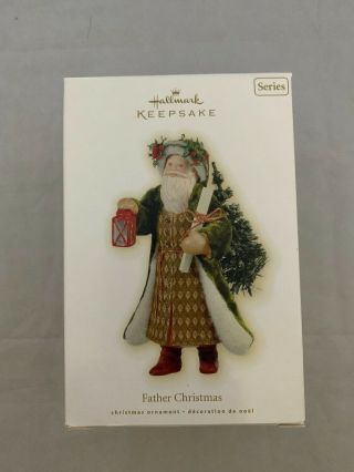 Hallmark Keepsake 2009 Father Christmas Tree Ornament Number 6 In Series Holiday