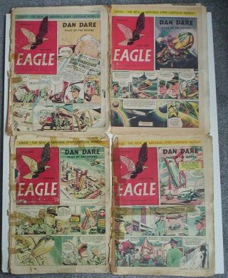 1950.  1st Four " Eagle " Comics.  Vol.  1 