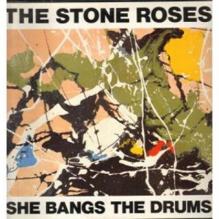Stone Roses She Bangs The Drums 12 " Vinyl 3 Track B/w Standing Here And Mersey