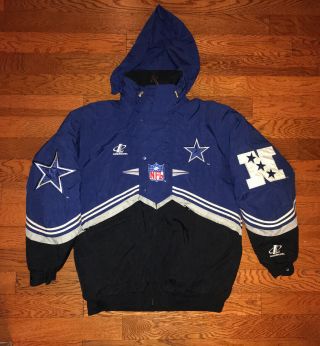 Vintage Nfl Dallas Cowboys Starter Logo Athletic Jacket Coat Size Adult Medium M