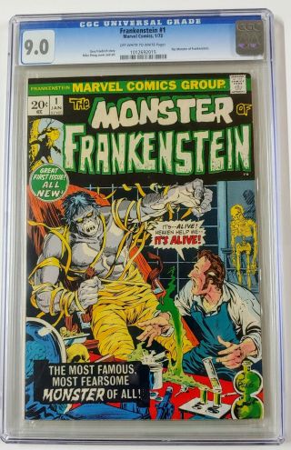 Monster Of Frankenstein 1 Cgc 9.  0 Awesome Ploog Art