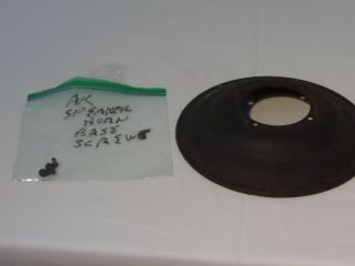 Atwater Kent Speaker Horn Parts - Base And Screws