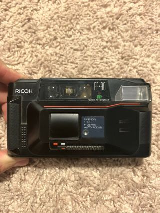 Ricoh Ff - 90 35mm Film Point And Shoot Camera Vintage Japan