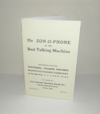 Zon - O - Phone Brochure Zonophone