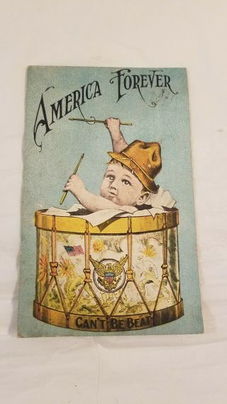 Vintage Postcard From 1918 America Forever Can 