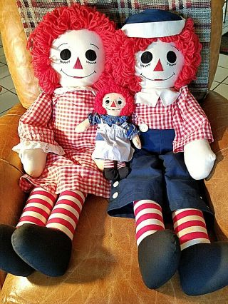 We Are A Family Of Raggedy Ann And Andy Dolls 36 Inches Tall