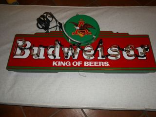 Budweiser King Of Beers Neon Light Up Sign (non)