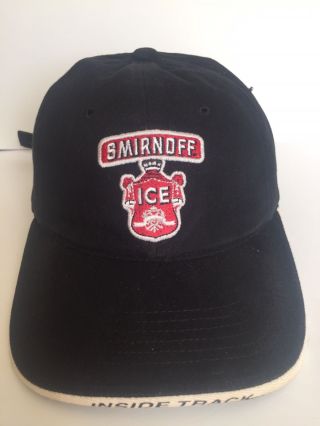 Smirnoff Ice Vodka Inside Track Cap Hat Adjustable Adult 100 Cotton