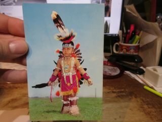 Other Old Native American Indian Postcard Southwest Tribe Child Boy Brave Dress