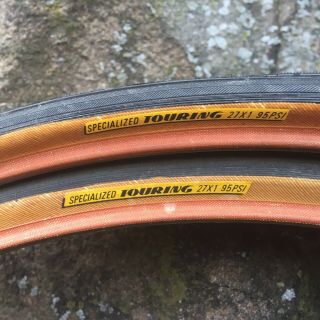 5 Nos Vintage 1980s Specialized Touring 27” X 1” Gumwall Tire Expedition Sequo