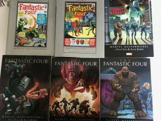 Marvel Masterworks Fantastic Four 1 - 6 Paperback Set 1 Hb - 1 2 3 4 5 6