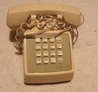 Vintage Touch Tone Phone At&t 100 Telephone Home Desk Pulse Tone 2500dmgf