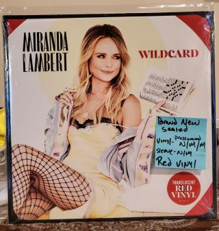 Miranda Lambert Wildcard Limited Edition Translucent Red Vinyl