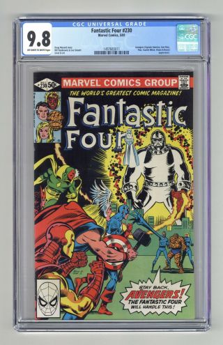 Fantastic Four 230 Cgc 9.  8 1981 1497683011