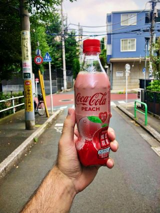 Coca Cola Peach Coke Japan Exclusive Rare Only Available In Japan