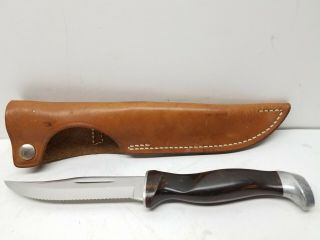Vintage Rare Cutco 1769 Fixed Blade Usa Hunting Knife & Sheathk75