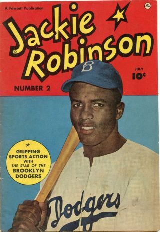 Jackie Robinson 2 Comic Book Vg,  4.  5 Fawcett 1950 See My Store