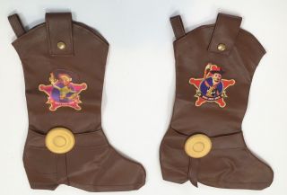 Disney Pixar Toy Story Woody Jessie Cowboy Boot Faux Leather Christmas Stockings