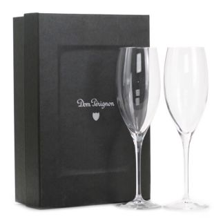 Dom Perignon Crystal Champagne Flutes X 2 Gift Boxed
