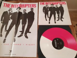 The Interrupters - Fight The Good Fight Red And White Coloured Vinyl