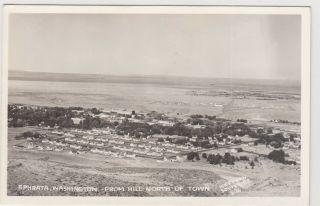 Ephrata,  Washington,  From Hill North Of Town - By Western Souvenirs 576