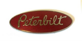 Vintage Peterbilt Hood Emblem 20 - 16498 Chrome/20 - 16527 Gold - 10320aa