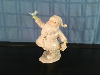 2006 Lenox For The Holidays Strolling With Santa Figurine