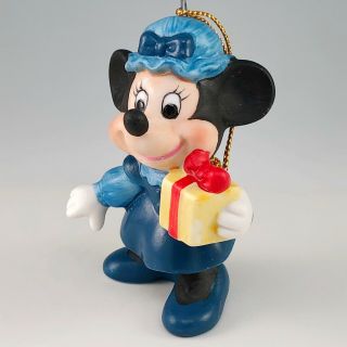 Disney Minnie Mouse Ornament Mrs Cratchit Mickey ' s Christmas Carol Japan 1983 2