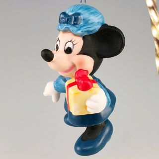 Disney Minnie Mouse Ornament Mrs Cratchit Mickey ' s Christmas Carol Japan 1983 3
