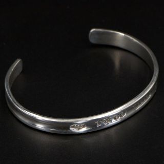 Vtg Sterling Silver - Tiffany & Co.  1837 Concave 7 " Cuff Bracelet - 18.  5g