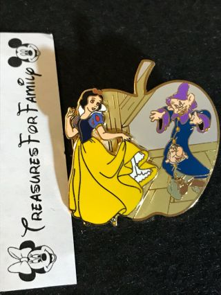 Disney Pin Princess Snow White With Dopey Dancing Apple Shaped 3d