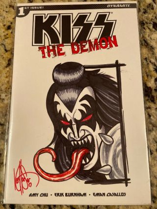 Kiss: The Demon 1 As One Of A Specially Limited Series Signed And Remarked
