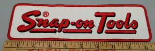 Vintage Nos Snap - On Tools Large Patch 3 " X 9.  5 " Iron On