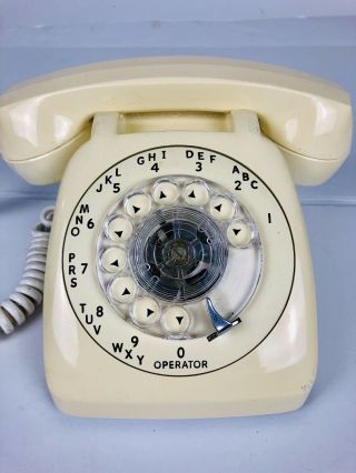 Vintage Gte Rotary Desk Phone,  Automatic Electric Northlake,  Il - Order
