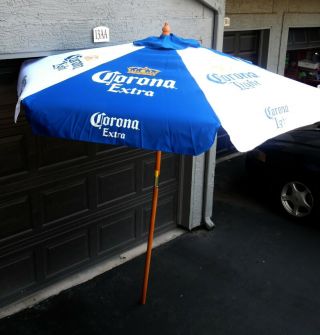 Corona Light & Extra Beer Pool Or Patio Umbrella Large 7 