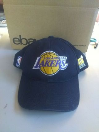 Vintage Los Angeles Lakers Sports Specialties Snapback Hat Cap Black Rare