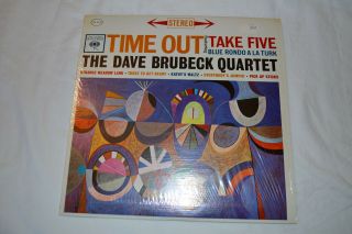 The Dave Brubeck Quartet Time Out Lp 1960 Columbia Cs - 8192