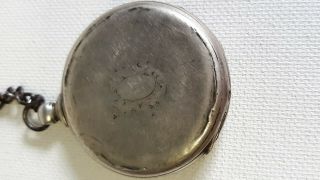 Antique English Key Wind Pocket Watch Arnold Adams & Co London Non - 3