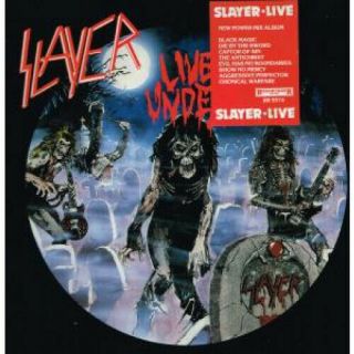 Slayer Live Undead Lp Vinyl 8 Track In Info Stickered Sleeve (rr9574) Netherla