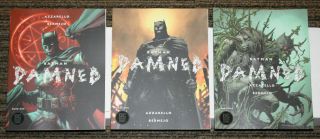 Dc Black Label Batman: Damned 1 - 3 Complete Set - All Bs - All 1sts - Bermejo