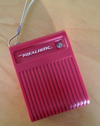 Flavoradio Flavouradio Vintage Radio Shack Realistic Transistor Am Radio -
